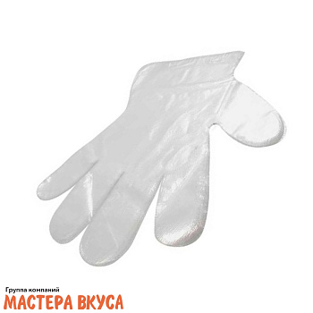 Перчатки полиэтиленовые одноразовые (M), упак 100 шт