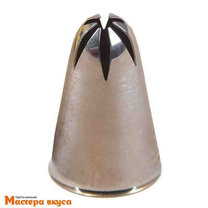 Насадка стальная ЗВЕЗДА закрытая  6 лучей, 24*44 мм, 2D