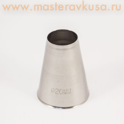 Насадка стальная РОВНАЯ ТРУБОЧКА, d-20 мм,  (BT220)