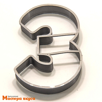 Вырубка пластик,  ЦИФРА - 3, 10.5 см