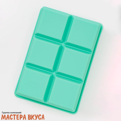 Форма силиконовая КУБИК, ячейка 30*30 мм, (6 ячеек) 16*11 см