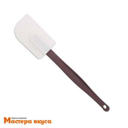Лопатка силиконовая с пластиковой ручкой, 25 см, термостойкая Cutlery-Pro