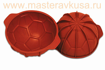 Форма силиконовая ФУТБОЛЬНЫЙ МЯЧ, D-10см, 18*10 см