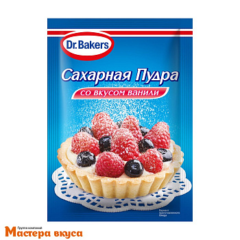 Сахарная пудра со вкусом ванили Dr.Bakers, 80 гр