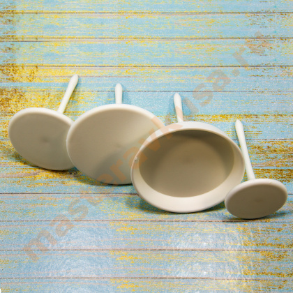 Набор кондитерских гвоздей для формирования цветов из крема, 4шт