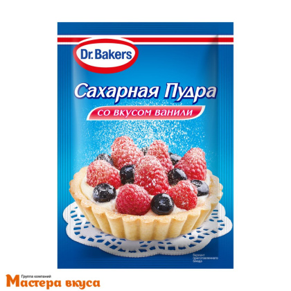 Сахарная пудра со вкусом ванили Dr.Bakers, 80 гр