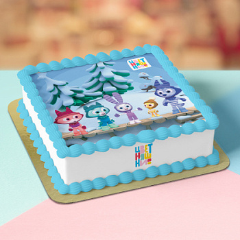 Фотопечать Цветняшки, для торта, № 185