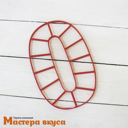 Вырубка пластик, для торта "Цифра 0", 25-26 см
