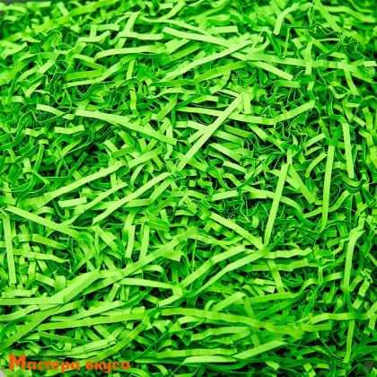 Бумажный наполнитель декоративный, ЛЕСНОЙ ЗЕЛЕНЫЙ, 50 гр