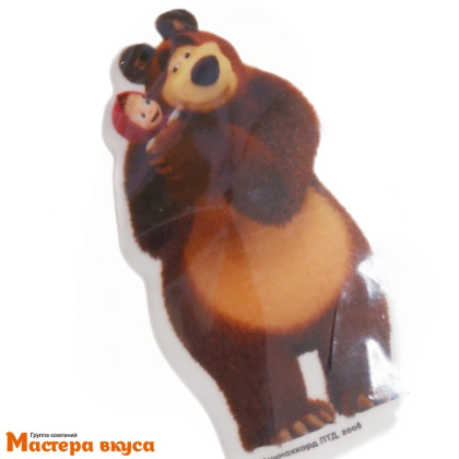 Топпер сахарный "Маша и Медведь", ~10 см ©