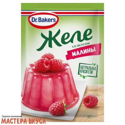Желе "Dr.Bakers" с ароматом Малины, 45 г