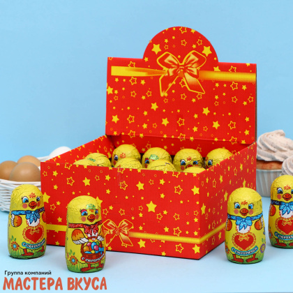 Декор из шоколадной глазури "Забавный цыпленок" h~8см 