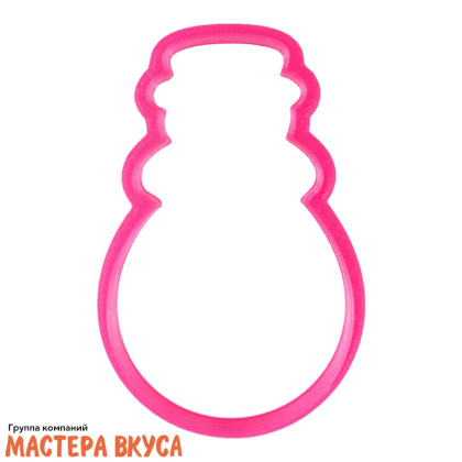 Вырубка пластик  СНЕГОВИК,  9 см