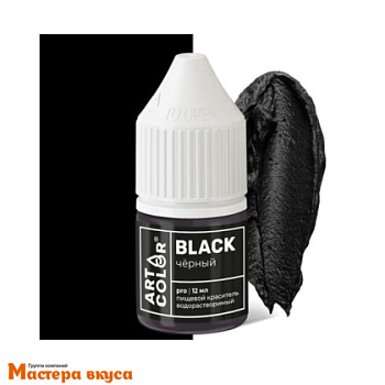 Краситель гелевый Art Color PRO (высококонцентрированный), ЧЕРНЫЙ, 12/15мл
