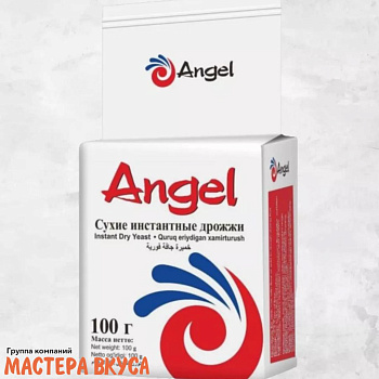 Дрожжи хлебопекарные сухие для выпечки и НАПИТКОВ "ANGEL" (азот), (короб 60шт), 100 гр