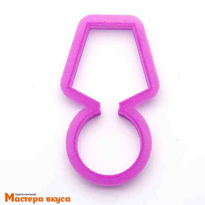 Вырубка пластик МЕДАЛЬ орден, 8 см 