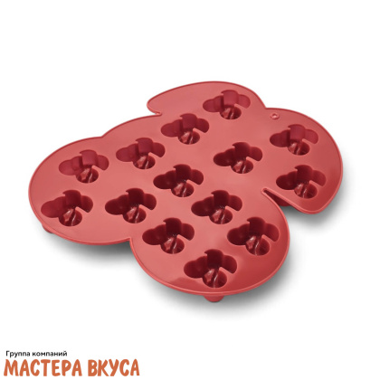 Форма для мармелада и шоколада силиконовая ВИШЕНКИ, (14 фигур) 16*19,5*3 см