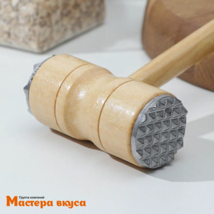 Молоток "Русская душа", сталь/дерево, 26*9,5 см (подходит для шоколадной бомбы)