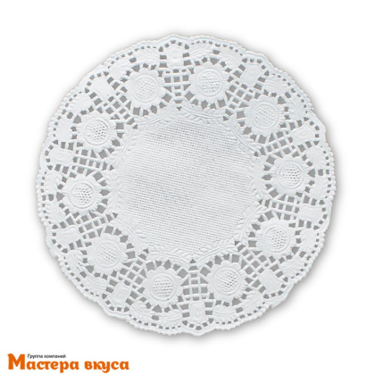 Салфетки бумажные ажурные Д180 мм, 100 шт.