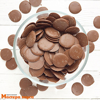 Глазурь Шокомилк со вкусом Соленой карамели дропсы, (коробка 6,5 кг - фасовка 1 кг)