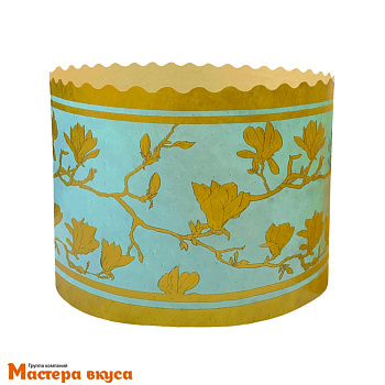 Форма бумажная для кулича (150г) d70*h85 мм МАГНОЛИЯ