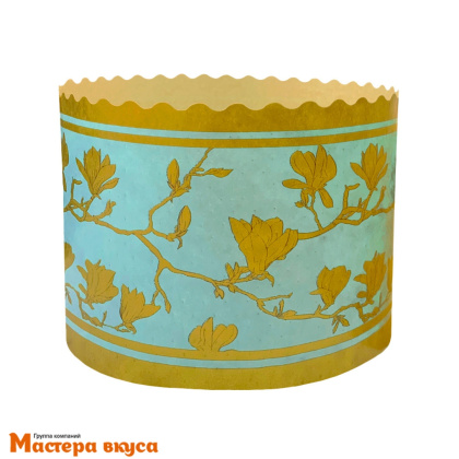 Форма бумажная для кулича (100г) d70*h60 мм МАГНОЛИЯ