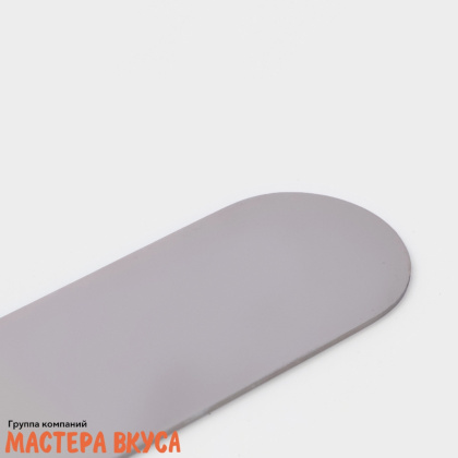 Палета угловая металлическая 19,5 см (без ручки), деревянная ручка (спатула)