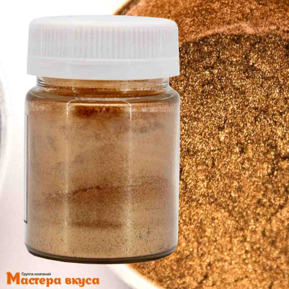 Пищевой блеск плотный Иран, БРОНЗОВЫЙ, 5гр