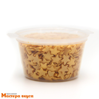 Посыпка ЗВЕЗДЫ золотые, 25 гр 