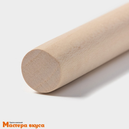 Скалка деревянная Доляна, 40 см, d 2,5 см