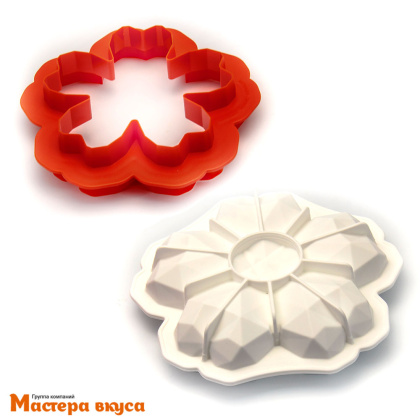 Форма силиконовая Silikomart SAKURA ORIGAMI 600 Сакура Оригами (форма+вырубка), (Италия)