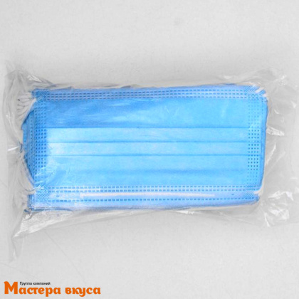 Маска гигиеническая трехслойная