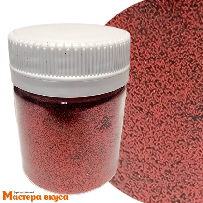 Пищевые блёстки (глиттер) Иран, КРАСНЫЙ, 5 г