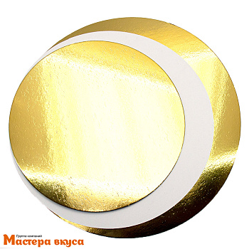 Подложка 2,5 мм, D220 мм односторонняя золото