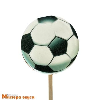 Топпер имбирный пряник "Футбольный мяч", d~8 см, 50 гр