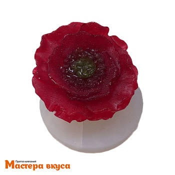 Молд силиконовый  3D МАК, изд d7см h3см (шоколад~50гр)