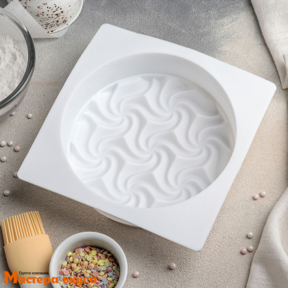 Форма силиконовая, для муссовых десертов ВИХРЬ, d-15,5см h-5,5см