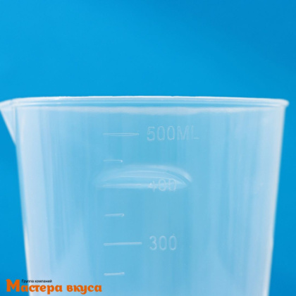Мерный стакан 500 мл, полистирол "Доляна"