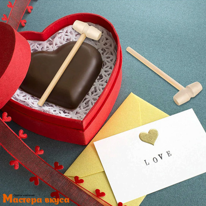 Молоточек деревянный для шоколада и шоколадной бомбы, 14 см