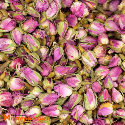 Цветы Розы французской (бутоны сушеные целые), 20 гр