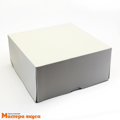 Короб для торта без окна 255*255*120 мм, белый