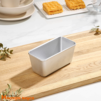 Форма для выпечки, "Хлеб Бородинский" 16*8см  h-8,5см, (литой алюминий)