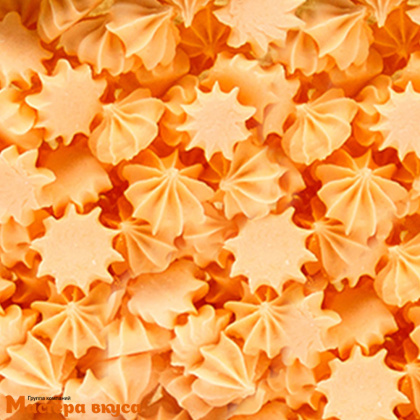 Сахарные украшения МЕРЕНГА (безе) мини, персиковые 250 гр