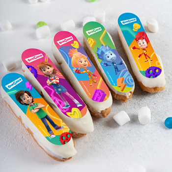 Фотопечать Фиксики, для эклеров, № 246