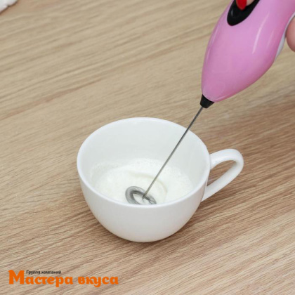 Мини-миксер для капучино (электро-капучинатор) "Обжорка"