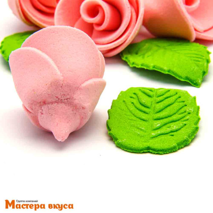 Сахарные цветы РОЗА РОЗОВАЯ, d~4,5см