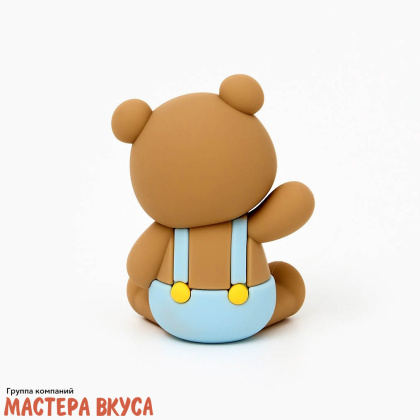 Декор для торта "МИШКА МАЛЬЧИК" 6*3*8см