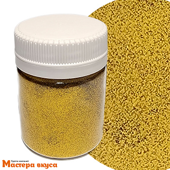 Пищевые блёстки (глиттер) Иран, ТЕМНОЕ-ЗОЛОТО, 5 г