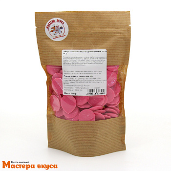 Глазурь Шокомилк со вкусом Малины (розовые дропсы), 200 гр