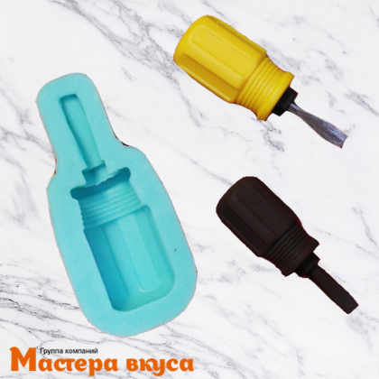 Молд силиконовый  2,5D ОТВЕРТКА, изд 9.5см (шоколад~25гр)